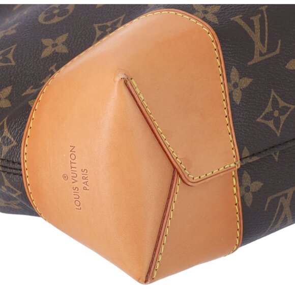 Louis Vuitton Berri PM Monogram Shoulder Bag Hobo M41623 Brown - Picture 11 of 12